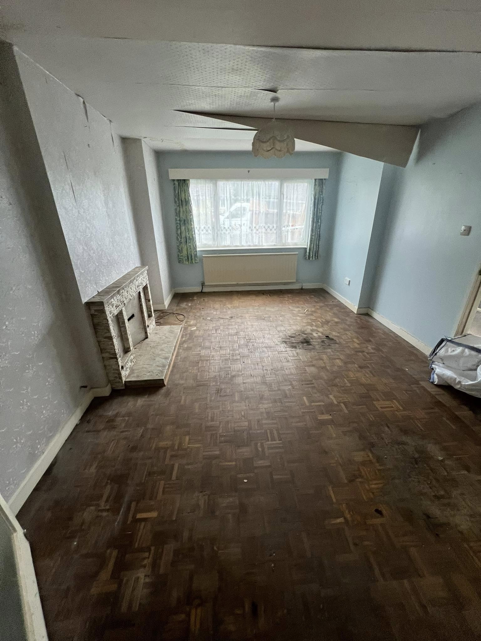 After clearance photo